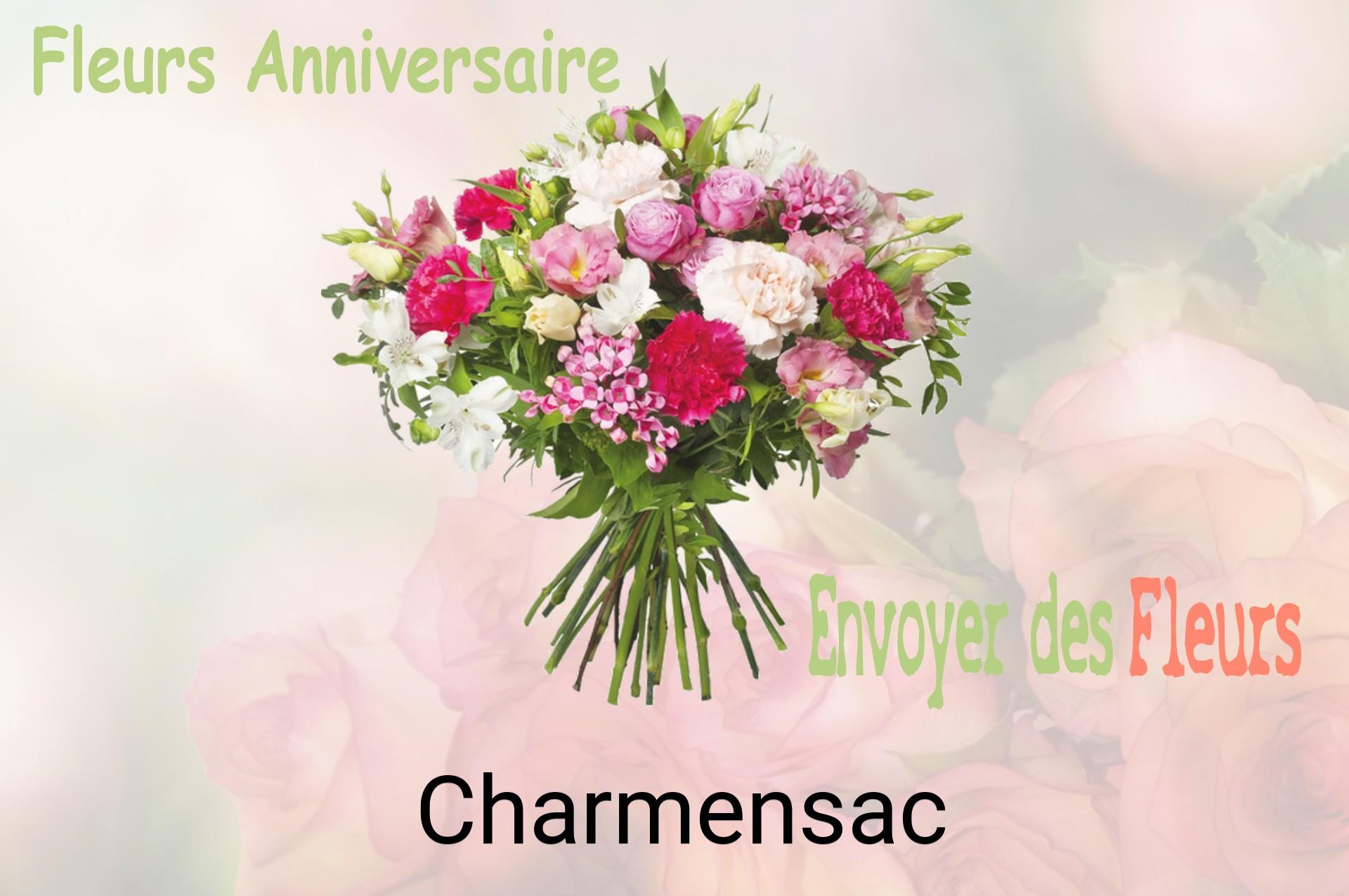 Bouquet de fleurs d’anniversaire livré à Charmensac
