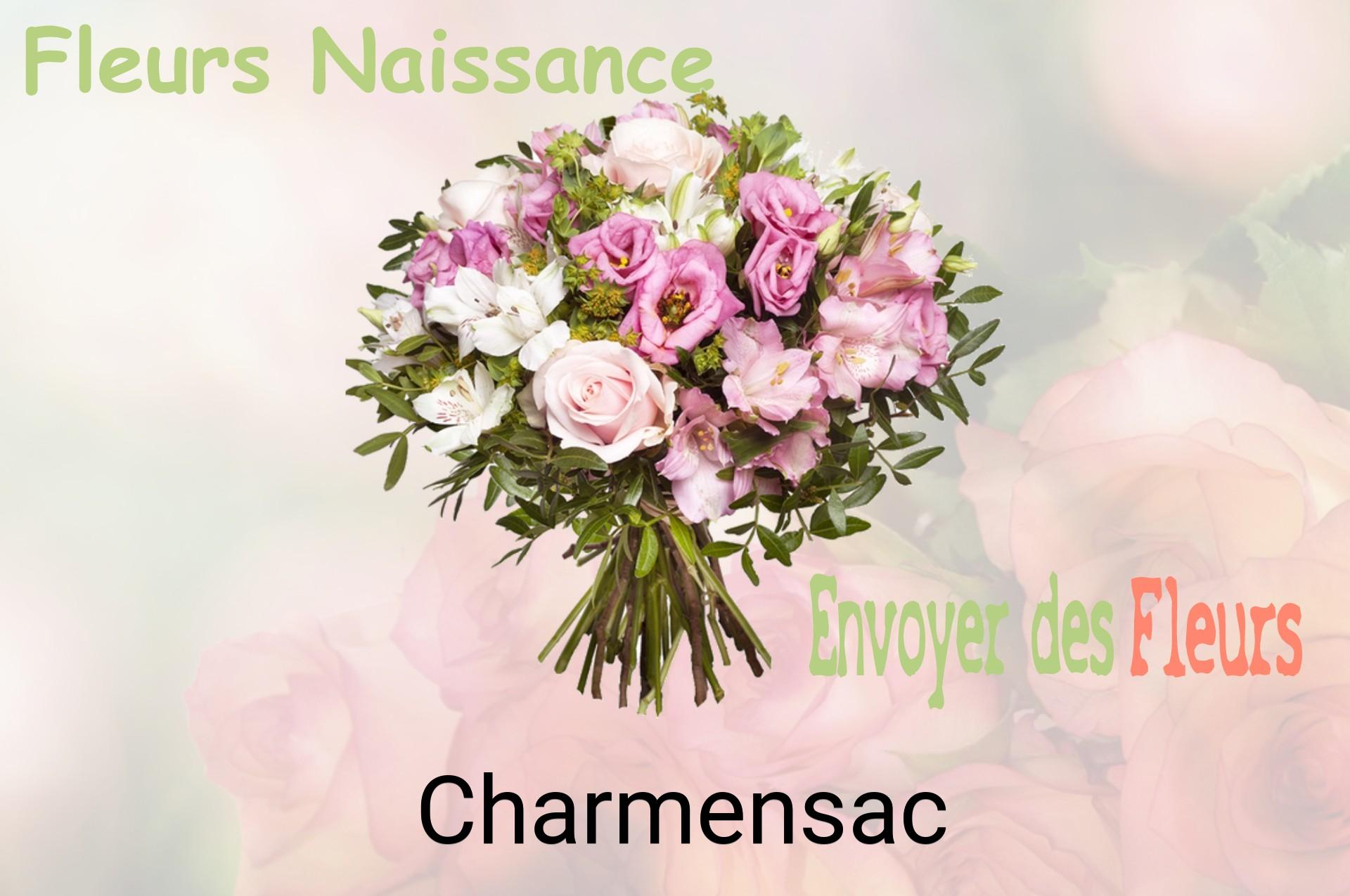 Bouquet de fleurs de naissance livré à Charmensac